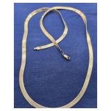 Sterling Silver Herringbone Necklace