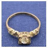 Sterling Silver Engagement Ring