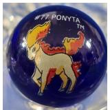 Vintage Ponyta #77 Pokémon Collector Marble