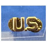 10K Gold U.S. Army Collar Insignia