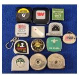 Vintage Advertising Tape Measure Collection