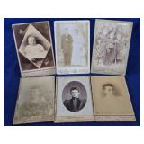 6 Evansville IN Cabinet Card Photos