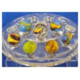 7 Colorful Machine-Made Marbles