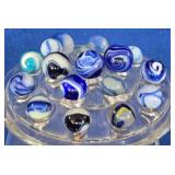 Blue & Arctic White Marble Collection