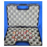 16 Collectible Marbles & Hard Case