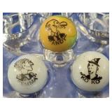 Vintage Peltier Comic Character Marbles