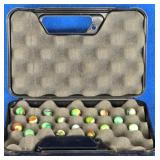 17 'Nature & Fire' Style Art Swirl Marbles