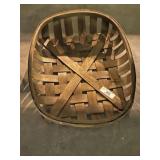 Rustic Wooden Tobacco Basket