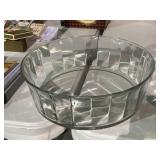 Crystal Ribbed Large Salad Bowl