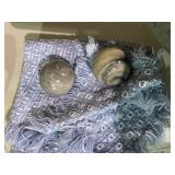 Pair of Ocean Jasper Spheres