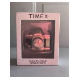 Vintage Timex Miniature Camera Clock