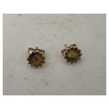 Vintage Tigers Eye Earrings
