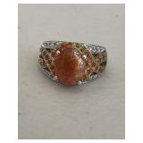 Sterling Silver Multi Gemstone Ring