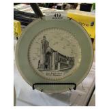 Homer Laughlin Plate & Stand