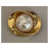 Large Pearl Brooch