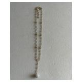 Swarovski Crystal Swan Stamp Necklace