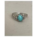 Sterling Silver Turquoise Ring