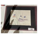 Embossed Native American Artwork