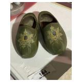 Vintage Wooden Miniature Clogs