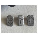 Set of 3 Life Signs Pins