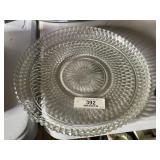Indiana Glass Diamond Point Platter