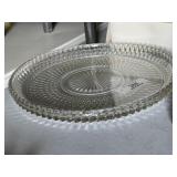 Indiana Glass Diamond Point Platter