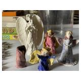 Hand Crafted Clay Pottery Angels