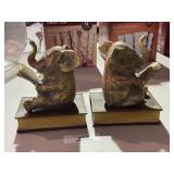Vintage Elephant Bookends