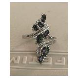 Sterling Silver Mystic Topaz Dinner Ring
