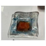 Art Glass Trinket Dish