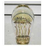 Artist Signed & Dated Jellyfish Paperweight