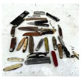 Lot of Misc. Knives & Pocket Knives