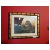 2 Framed Lion Prints