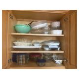 2 Kitchen Cabinets of Misc.