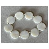 Hand Knotted Mother of Pearl Bracelet