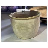 Vintage Glazed Flower Pot