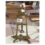 Solid Brass Portrait Easel