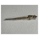 Vintage Fishing Rod Tie Clasp