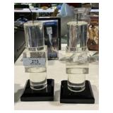 Vintage Acrylic Candleholders