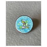 Abstract on Copper Pin Canadian Penny