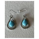 Vintage Turquoise Dangle Earrings