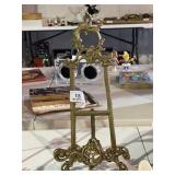 Solid Brass Portrait Easel