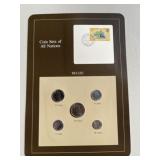 Coins Of All Nations-Coin & Stamp Set