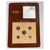 Coins Of All Nations-Coin & Stamp Set