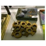 Wooden Fish Napkin Rings & Waterfowl Book