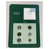 Coins Of All Nations-Coin & Stamp Set