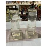 Vintage Acrylic Candleholders