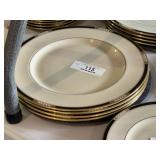 4 Lenox Hancock 12" Plates