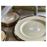 4 Lenox Hancock 12" Plates