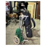 Golf Bag, Clubs & Cart